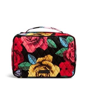 VERA BRADLEY Large Blush and Brush Makeup Bag